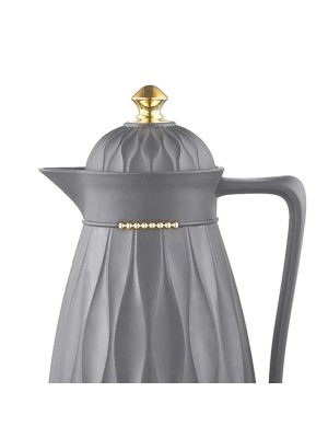 GARRAFA TERMICA ARABIC CINZA 1L UN.