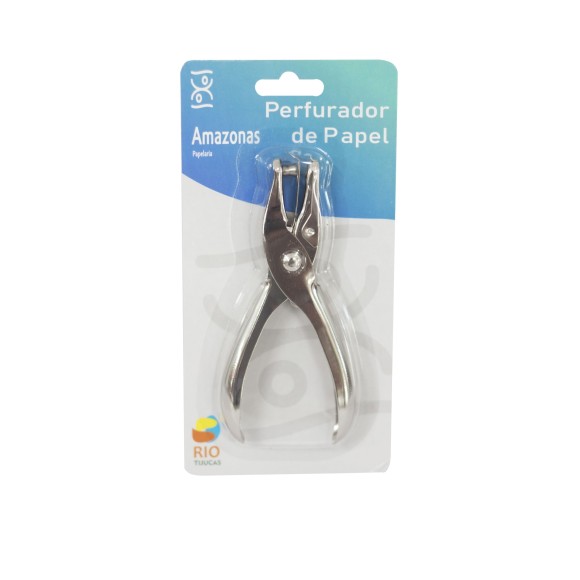 FURADOR DE PAPEL 12,5CM UN.