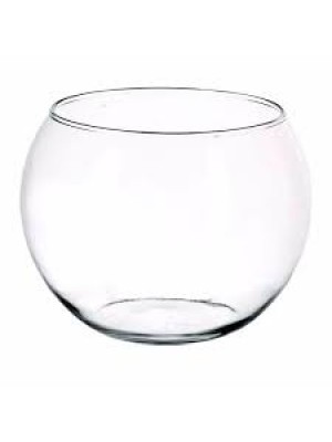 CASTICAL DE VIDRO REDONDO 6X8CM UN.