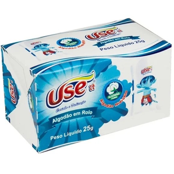 ALGODAO EM ROLO 25G USE IT