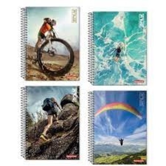 CADERNO UNIVERSITARIO 160FLS CD ONLY 10X1 UN.
