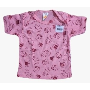 CAMISETA MANGA CURTA ESTAMPADA UN. PALMINHA CONFECCOES