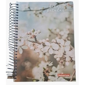 CADERNO UNIVERSITARIO 400FLS CD PETALAS 20X1 UN.