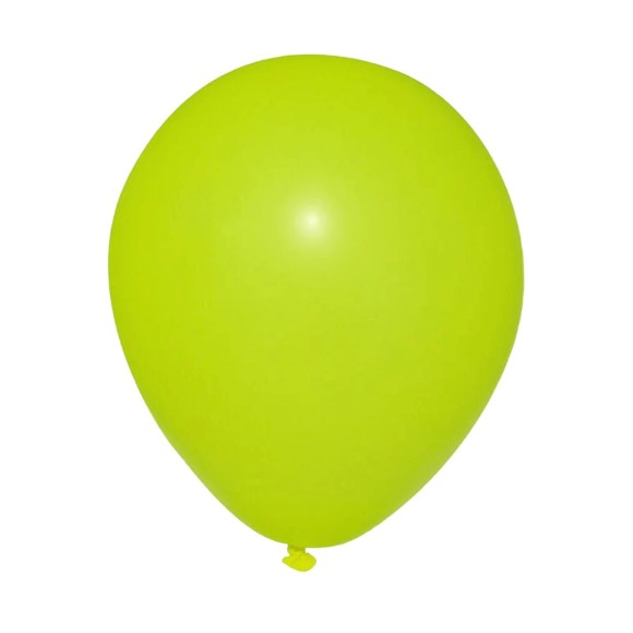 BALAO 9 AMARELO NEON C/25PCS UN. BALOES JOY