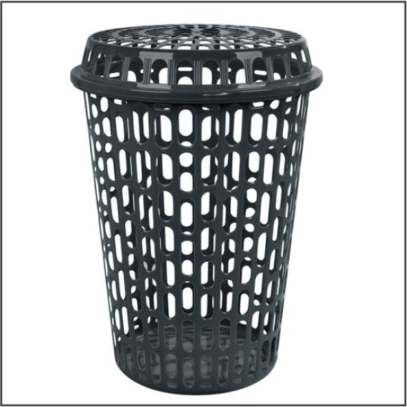 CESTO TELADO 60 LTS PRETO UN.
