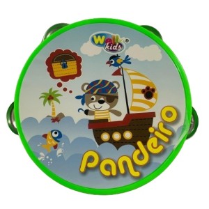 PANDEIRO INFANTIL 17CM UN. WELLMIX