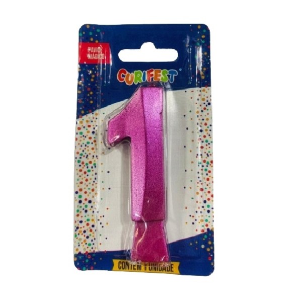VELA CONCEPT METALLIC ROSA N 1 - (4619) UN. CURIFEST