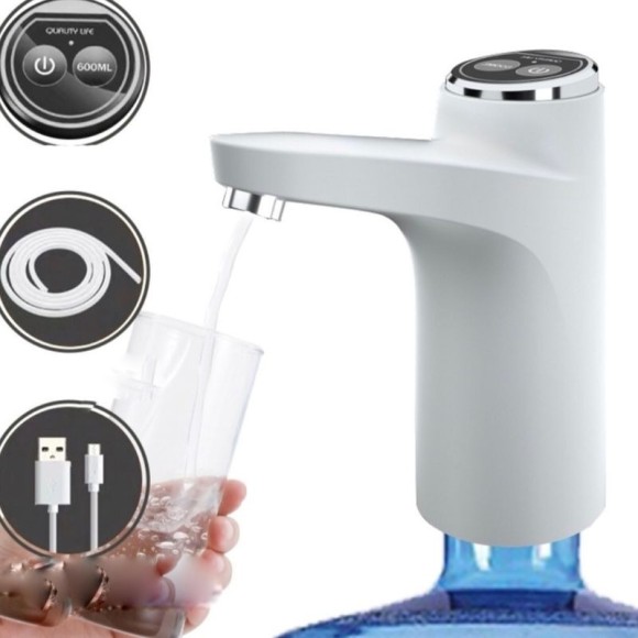 BOMBA GALAO AGUA RECARREGA USB 6.5X14.5CM UN. TOP RIO
