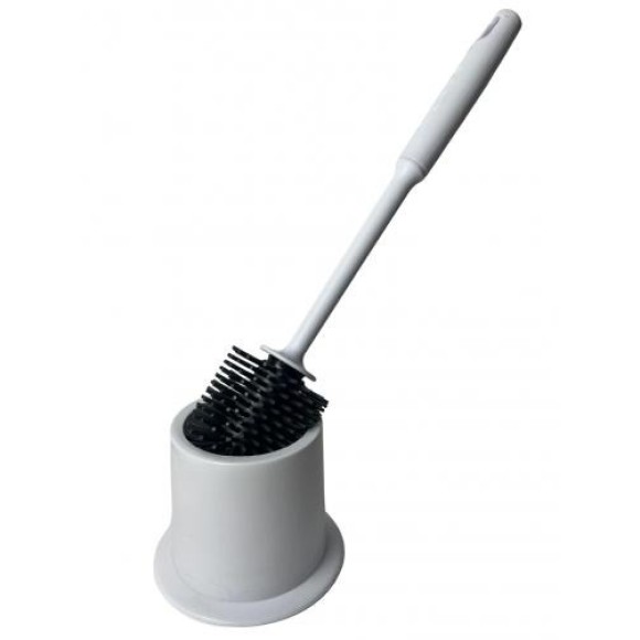 ESCOVA SANITARIA 13X39CM DE PLASTICO CERDAS UN.