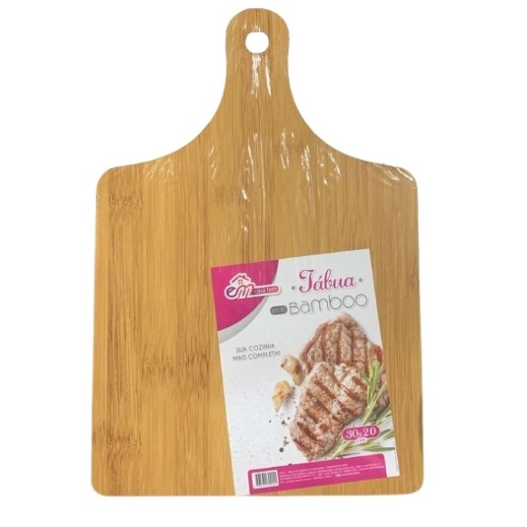 TABUA DE CARNE ESTILO BAMBOO 30X20X0.8CM UN. INGA