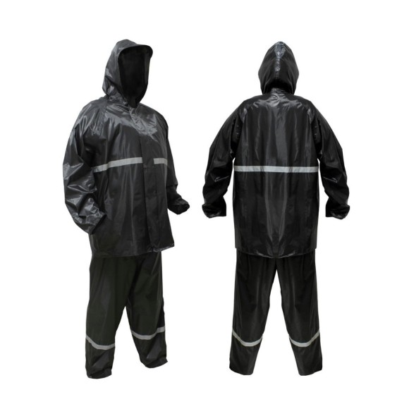 CAPA DE CHUVA 0.18MM PVC PARA MOTOQUEIRO C/ CAPUZ UN. INGA