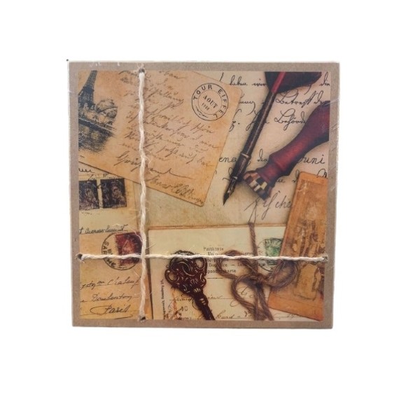 CAIXA VINTAGE MDF UN. CONECTA BRASIL
