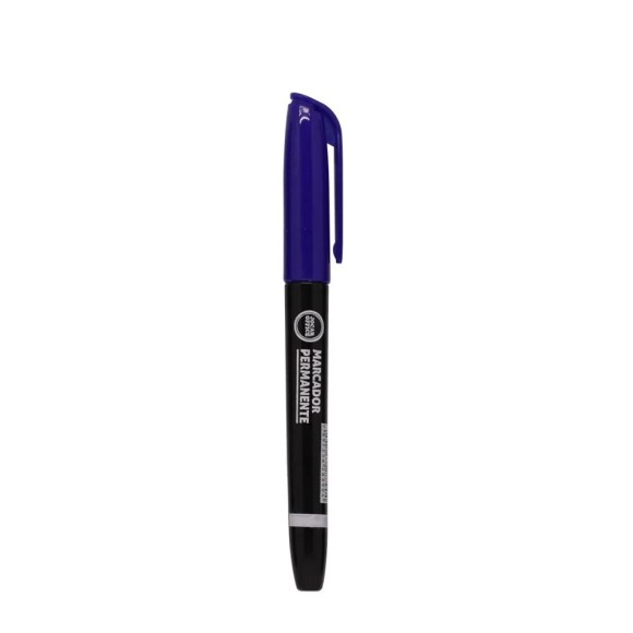 MARCADOR PERMANENTE SLIM AZUL UN.