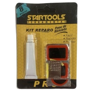 REPARO PNEUS BIKE KIT C/8 PCS UN.