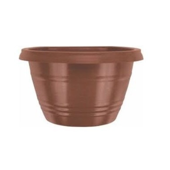 VASO CACHEPOT P/ PAINEL MARROM 1100ML UN.