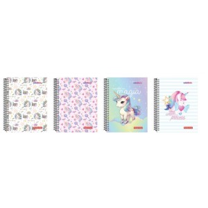 CADERNO UNIVERSITARIO 400FLS CD UNICORNIO 20X1 UN.