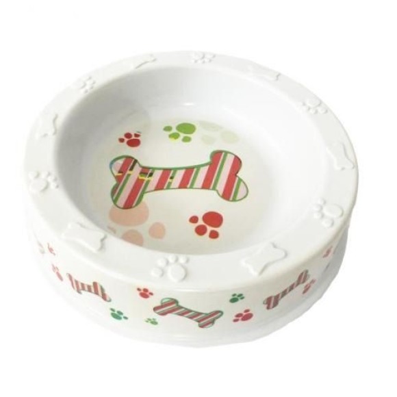 COMEDOURO PET MELAMINA 22,5X5,5CM 650ML UN.