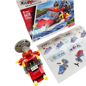 Brinquedos Monta Divertido Lego 104 Peças Com Manual ENVIO RAPIDO