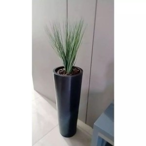 Folha de Capim Verde Artificial com 5 Galhos 38cm