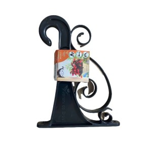 SUPORTE HÉRCULES N1 PRETO DE PLÁSTICO 20,8X16,2CM