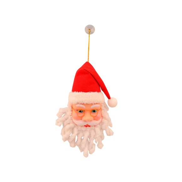ENFEITE NATALINO CABECA NOEL 20X9CM UN. ZEIN