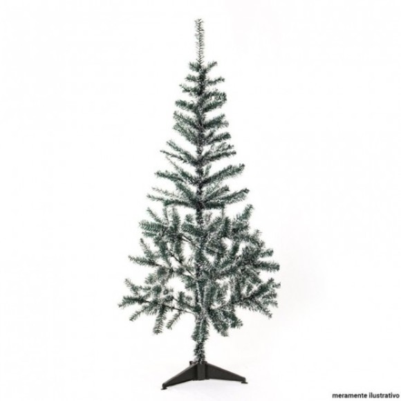 ARVORE DE NATAL 1,2M NEVADA UN. MULTIART