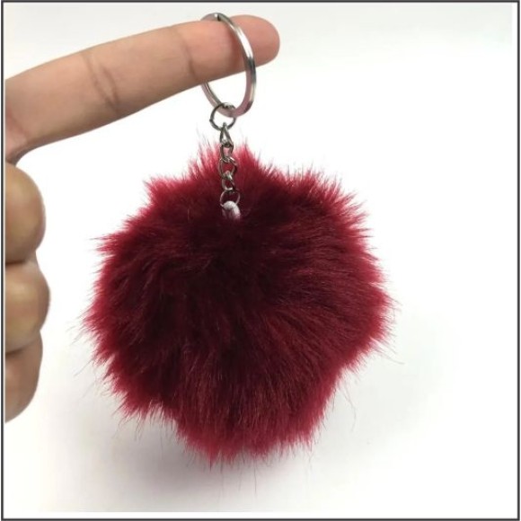 CHAVEIRO DE POMPOM MULTIART