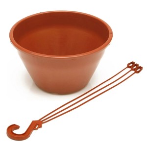 VASO 18 COM GANCHO CERAMICA 1,5L UN. NOVA AQUILA PLASTICOS